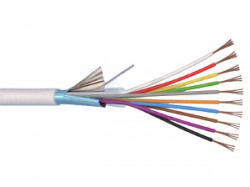 2x0.5+8x0.22mm² shielded cable, Cca-s3,d0,a3, 100m  